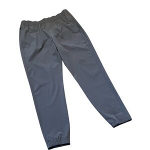 Soybu Men's Gray Woven Stretch Joggers Performance Pants